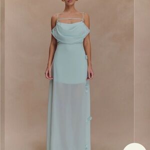 Meshki Light Blue Maxi Dress